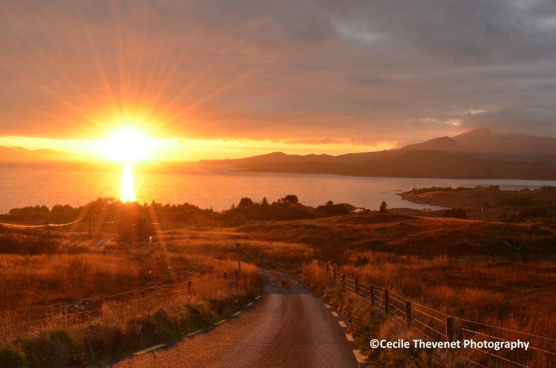 Limited edition Photography - Sunset over Bantry Bay, West Cork - Cécile Thévenet 