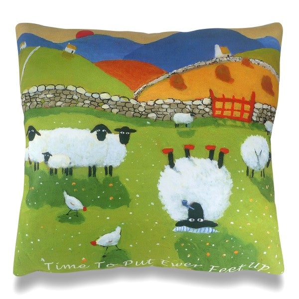 Time To Put Ewer Feet Up - Cushion Cover - Thomas Joseph